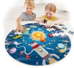 Образователен пъзел Hape - Слънчева система, 93 части