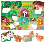 Образователен пъзел Headu - Ферма