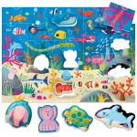 Образователен пъзел Headu - На морското дъно