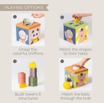 Образователна играчка Taf Toys - Мултисензорен куб с активности