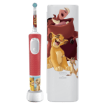 Електрическа четка за зъби Oral-B - Lion King, 3 + години, с калъф за пътуване