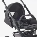 Модулна количка 2 в 1 Mutsy Nio - Черно шаси със седалка + кош за новородено, North Black