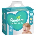 Бебешки пелени Pampers - Active baby 5, 78 броя