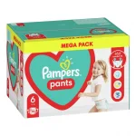 Бебешки пелени гащи Pampers 6, XL, 84 броя