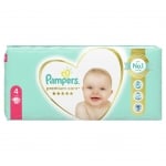 Бебешки пелени Pampers - Premium Care 4, 52 броя
