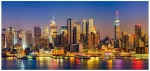 Панорамен пъзел Educa - New York Skyline, 3000 части