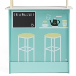 Дървен щанд Eurekakids - Пазар и кафене