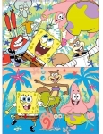 Пъзел 2 в 1 Educa - Sponge Bob, 2 х 100 части