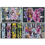 Пъзел 4 в 1 Educa - Monster High