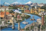 Пъзел Anatolian - Известни забележителности, 2000 части