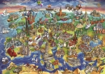 Пъзел Anatolian - Карта на Европа, 1500 части