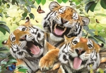 Пъзел Anatolian - Селфи на тигри, 260 части