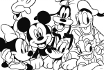 Двулицев пъзел Lisciani - Mickey Mouse, 2 x 12 части