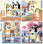 Пъзел в куфарче 4 в 1 Educa - Bluey