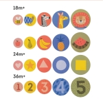 Образователен магнитен пъзел 4 в 1 Taf Toys - Peek-A-Boo