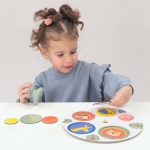 Образователен магнитен пъзел 4 в 1 Taf Toys - Peek-A-Boo