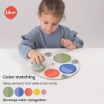 Образователен магнитен пъзел 4 в 1 Taf Toys - Peek-A-Boo