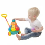 Играчка за бутане с топчета Playgro - Октопод от серията LEARN