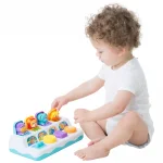 Музикална играчка със светлини Playgro - Изскачащи животни от серията LEARN 