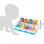 Музикална играчка със светлини Playgro - Изскачащи животни от серията LEARN 