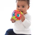 Разноцветна топка дрънкалка Playgro - Shake Rattle and Roll Ball