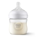 Комплект 2 броя шишета за хранене Philips Natural Response, 125 ml - с биберон със сила на потока 2, 0м+