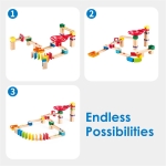 Дървена игра Hape - Домино, Писта екстремно спускане