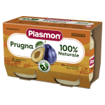 Плодово пюре Plasmon - Слива, 2 х 104 g