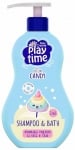 Измиващ гел 2 в 1 Play Time - Cotton Candy, 400 ml