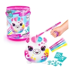 Творчески комплект Canal Toys - Мини плюшена играчка за оцветяване, 15 сm, асортимент