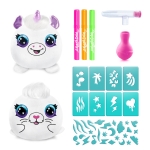 Творчески комплект Canal Toys - Мини плюшена играчка за оцветяване, Неон, 2 броя, асортимент