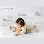 Плюшена бебешка възглавница Taf Toys - Мече