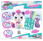 Творчески комплект Canal Toys - Плюшена играчка за оцветяване, Коте