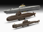 Комплект сглобяеми модели Revell - Подводници Wilhelm Bauer, Type 206A, Class2, 154 части