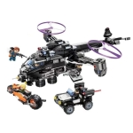 Конструктор Qman - Полицейски хеликоптер, 903 части