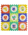 Мък пъзел-килим Eurekakids - Разноцветен