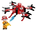 Конструктор Qman - MineCity, Пожарна, безпилотна летателна машина, 161 части