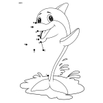 Детска книжка Eurekakids - Свържи и оцвети, Пясъчни замъци