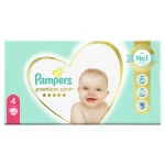 Бебешки пелени Pampers - Premium Care 4, 104 броя