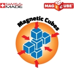 Магнитен конструктор Geomag - Magicube, Превозни средства и карти, 11 части