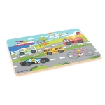 Дървен пъзел J′adore - Транспортни средства, 8 части