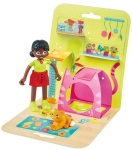 Дървен комплект Hape - Приключение с кукли, 3 части, асортимент