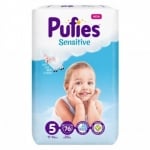 Пелени Pufies Sensitive Junior 5, 76 броя