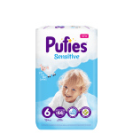 Пелени Pufies Sensitive Extra Large 6, 44 броя