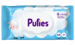  Мокри кърпи Pufies - Sensitive, 64 броя