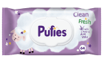 Мокри кърпи Pufies - Clean & Fresh, 64 броя