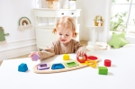 Дървена играчка за сортиране Hape - Цветове и форми, 11 части