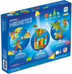 Магнитен конструктор Geomag - Разноцветни плочки, 44 части