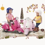 Комплект за кукли Battat - Our Generation, Скутер, Розов