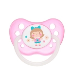 Анатомична залъгалка Canpol - Toys, 6-18 m, Розова